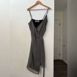 Abercrombie Midi Floral Wrap Dress